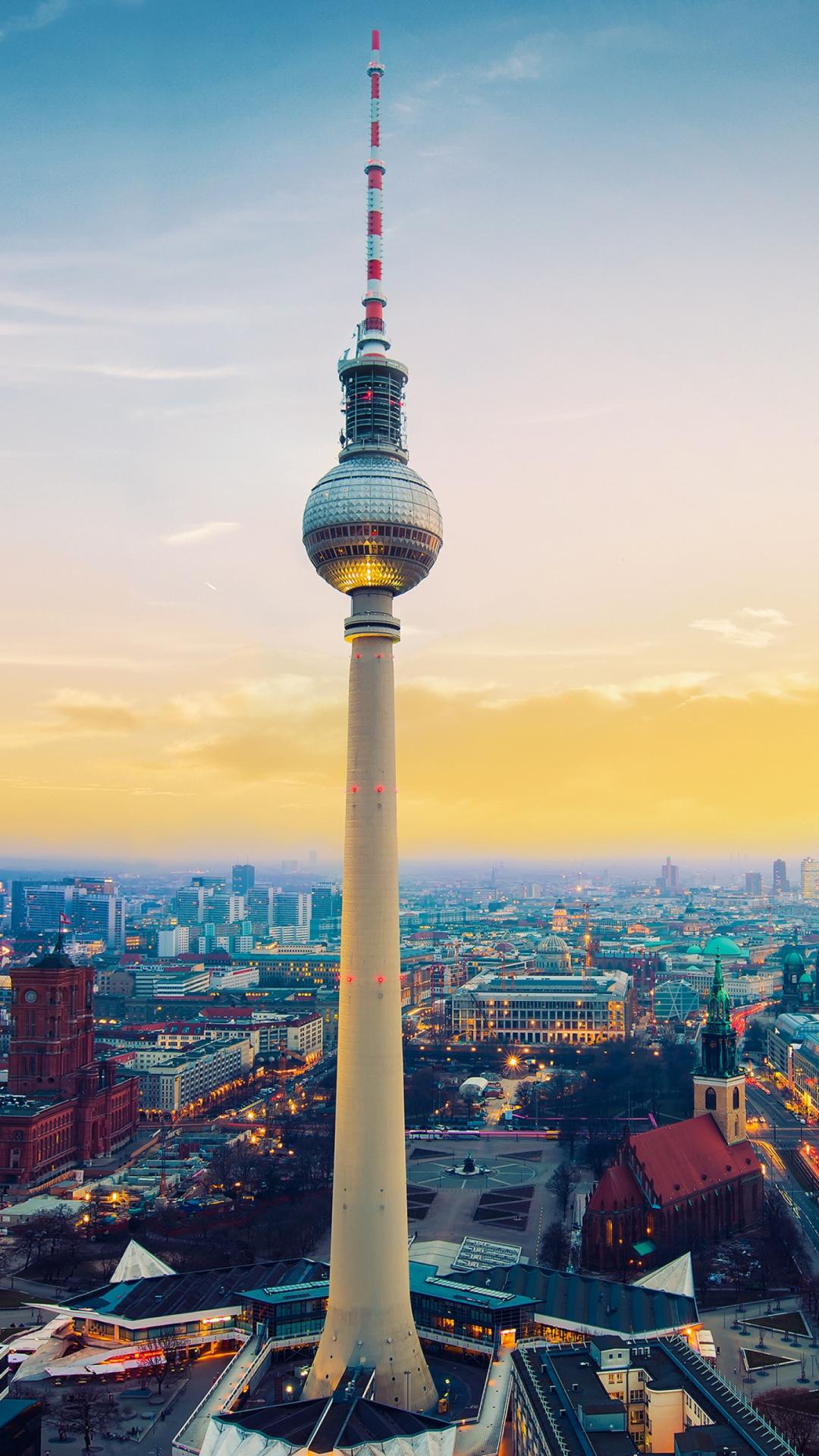 Fernsehturm 1440x2560 berlin tv tower germany 9694